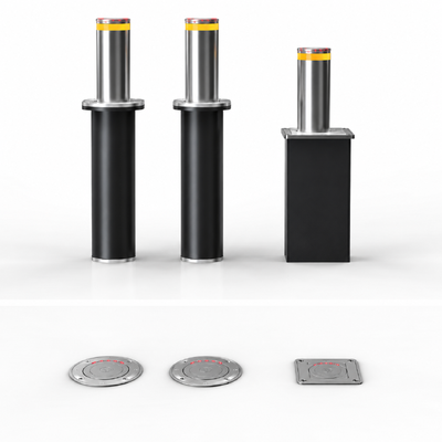 comprar 304 altura de levantamiento automática de acero inoxidable de los bolardos 600m m para los edificios gubernamentales online manufacture
