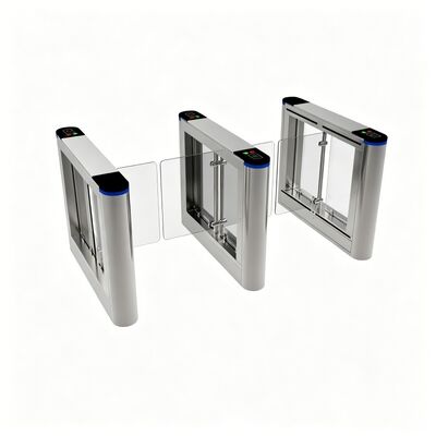Buy Brushed Stainless Steel Swing Turnstile Gate Customized For Hotel Lobbies online manufacture