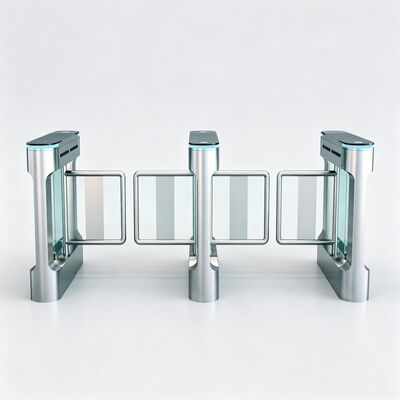 Buy Hotel Lobbies Swing Turnstile Floor Mounted With RFID Access Control online manufacture