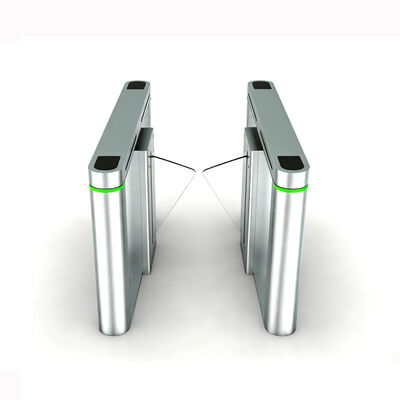 Buy High End Arc Pedestrian Flap Barrier Gate For Airport / Metro Station Security online manufacture